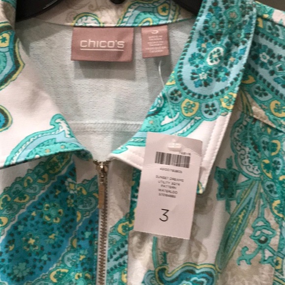 Chico’s 3/4 sleeve jacket - Picture 3 of 5